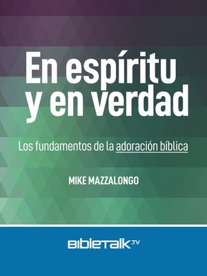 cover image of En espíritu y en verdad